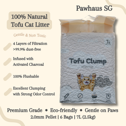 PawHaus Premium Tofu Clump (100% Natural Cat Litter)
