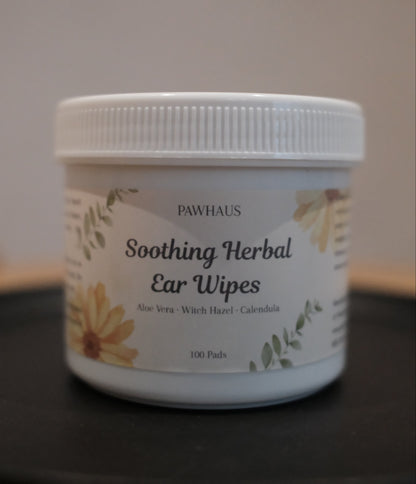 Pawhaus Soothing Herbal Ear Wipes