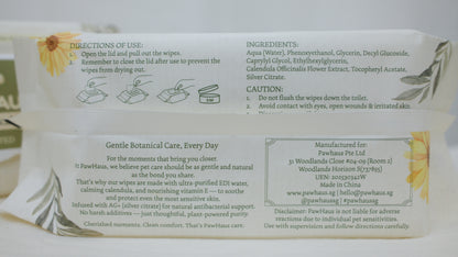 AG+ Gentle Botanical Pet Wipes