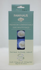Pawhaus Compostable Poop Bags for Pets & Diapers | 120pcs | Lavender Fresh