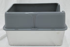 TrackGuard Cat Litter Box (Stainless Steel)