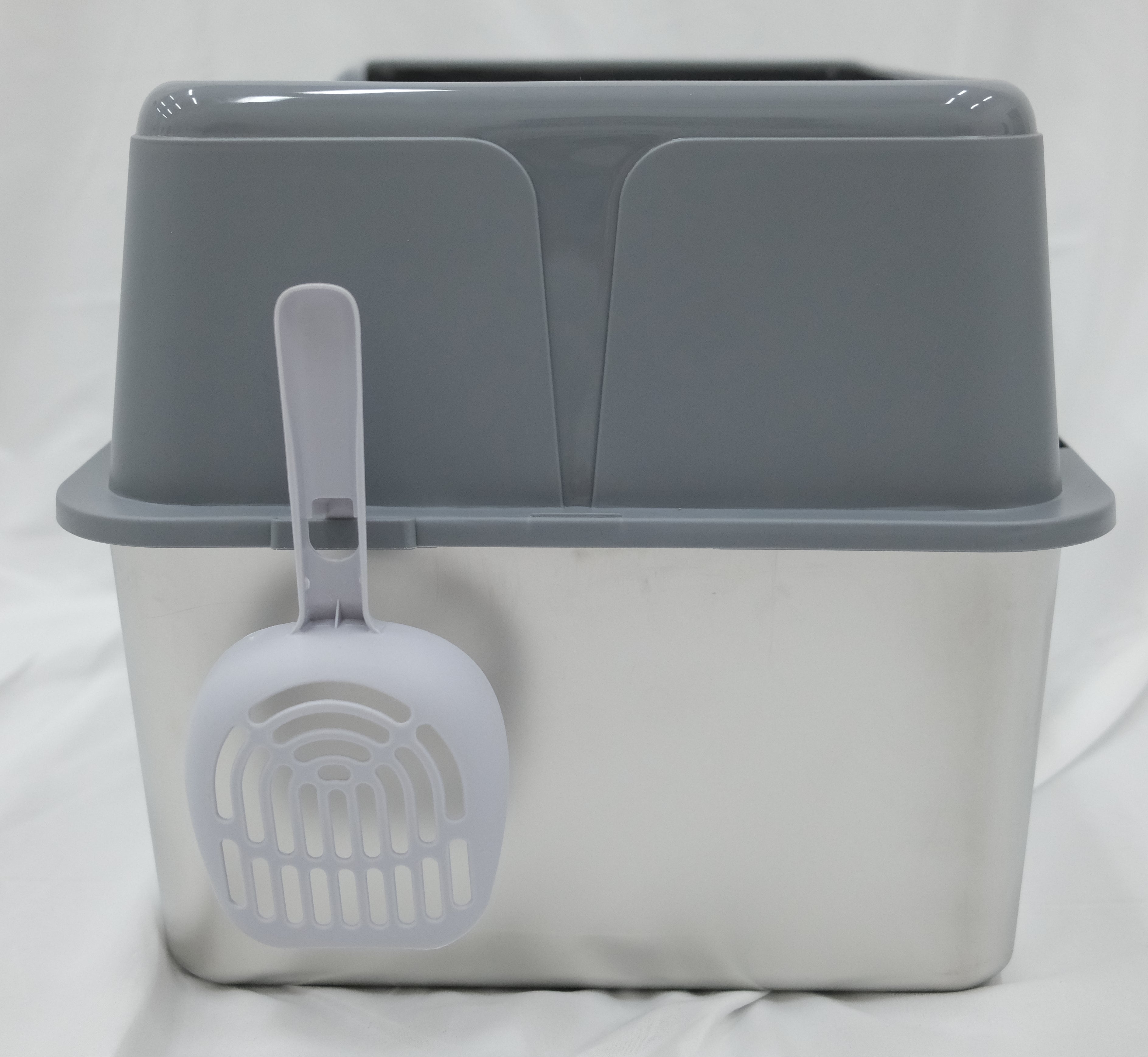 TrackGuard Cat Litter Box (Stainless Steel)