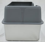 TrackGuard Cat Litter Box (Stainless Steel)