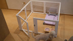 Premium White Acrylic Pet Playpen