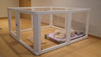 Premium White Acrylic Pet Playpen
