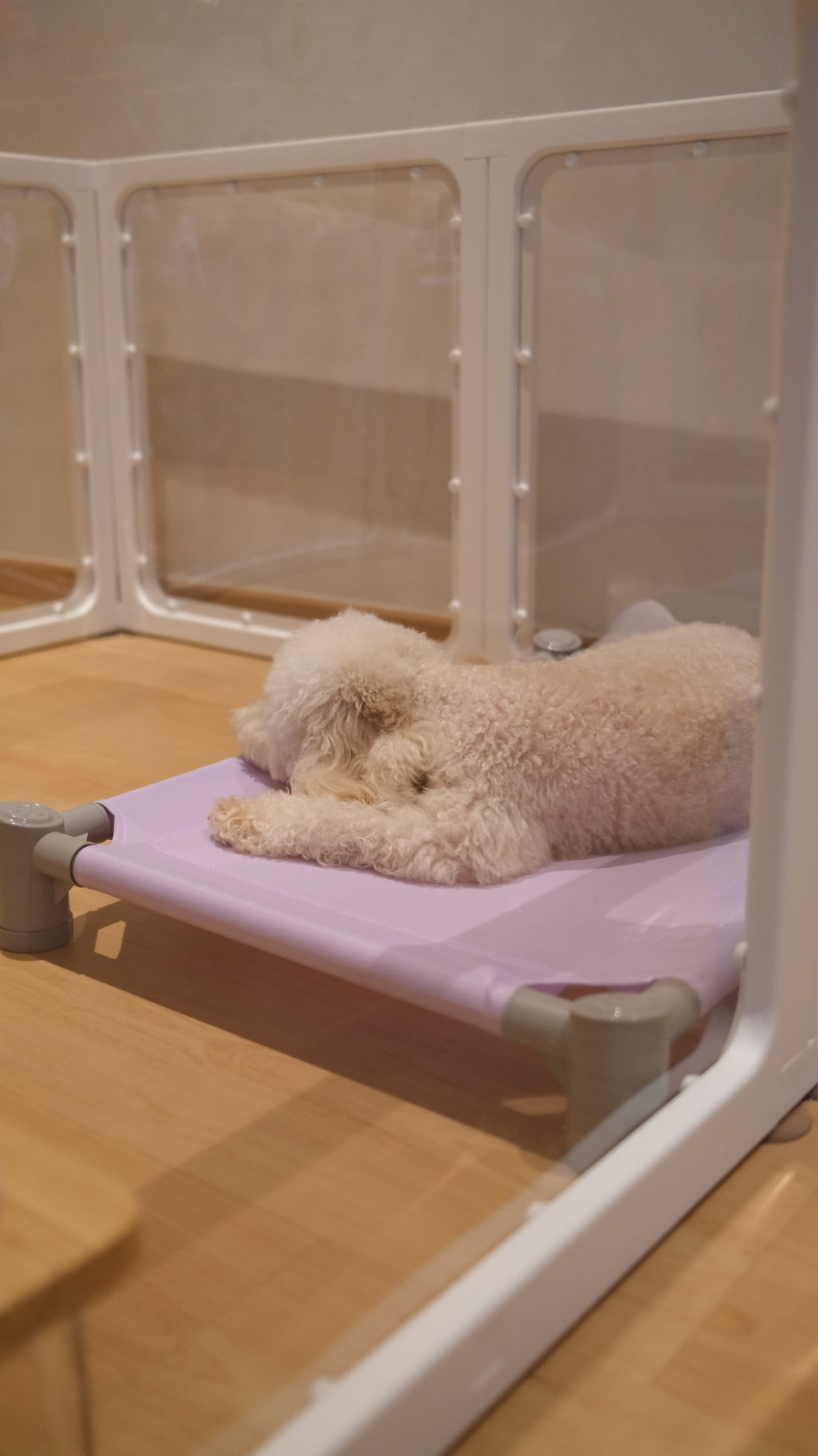 Premium White Acrylic Pet Playpen