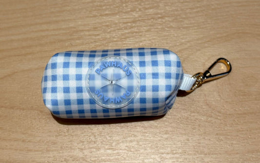 Gingham Poop Bag Holder